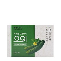 동산씨앤지 오이 비누, 100g, 1개