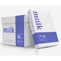 고품질 A4용지 밀크 75g 1권 한국제지 복사용지 500매 묶음
