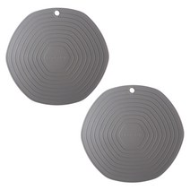 네이처안 인덕션 전용 실리콘 보호매트 대, 차콜, 2개