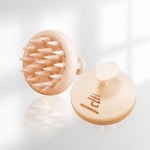 모나모나 샴푸브러쉬 두피마사지 실리콘 방수재질 헤어관리 각질, 베이지, 1개