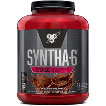 BSN SYNTHA-6 과잉분말 가수분해된 유청포함 미셀라 카세인 우유냉각 분리 저설탕 24g 단백질 초콜릿 외부 밖이크 48회분, [02] 48인분(1팩), [03] 쿠키와 크림