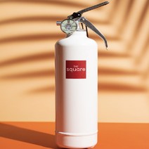 리마 차량용 2kg 유광 디자인소화기 분말 ABC소화기-화이트