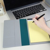유선노트 가죽수첩 라인메모패드 A5멀티포켓 수첩노트패드, 화이트