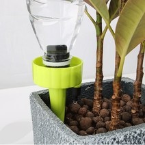 자동 화분급수기/자동물주기 페트병 물조리개 분무기, 자동 화분급수기 그린