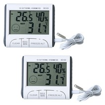 디지털가이 디지털 온습도계 DC103, 화이트, 2개