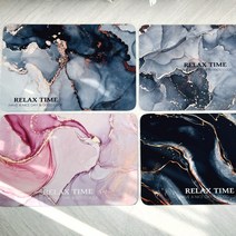 대리석무늬 규조토 발매트 1개(색상 택1), 그레이마블, -