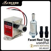 chenho 12v red top square 전기 연료 펌프 40107 40106 p502 12v low pressure fuel pump for carburetor for f-, 40107-12v