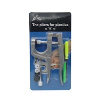 펀칭기 3공펀치 타공기 6공펀치 펀치니들 책철 제본1Pcs 금속 압력 펜치 플라스틱 스냅 버튼 설치 DIY 도구, 01 Silver_01 1 Pcs