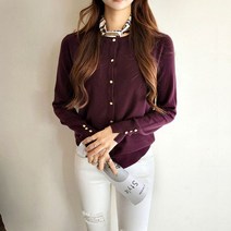 달튼 / 봄 가을 부드러운 라운드 볼레로 가디건 골프웨어