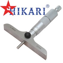 히카리 뎁스마이크로미터 0-300mm 12개의 로드 교환형 깊이 측정 게이지