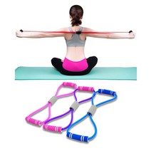 센스팟 스트레칭 8자 튜빙밴드, 블루