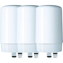 Brita 기본 교체용 정수 필터 흰색 3개, White, 3 Count (Pack of 1)