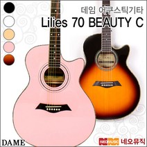 데임 어쿠스틱 기타 Dame LILIES 70 BEAUTY C 릴리즈, 데임 LILIES 70 BEAUTY C/NA