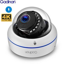 CCTV 현관 돔카메라 CCTV 펫 가정용 cctv 이글루캠 집안 캠 돔 야외 카메라 내장 마이크 오디오 홈 보안 카메라 야간 투시경시시티비 외부 설치 강아지, DC 12V 5MP, 협동사, 2.8mm
