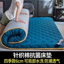 낮은침대 접이식 매트리스없이 고밀도 봄 소프트 쿠션 가정용 코튼 여름 싱글 더블 가족 침대 사계절, 180x200cm, 03 Color-3