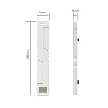 미니 접는 전자 주방 규모 휴대용 홈 음식 무게 커피 5KG/2G 디지털 LED 디스플레이 액세서리, 아이보리|5 키로그램