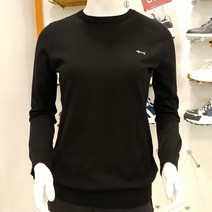 루이까스텔 21년 가을 겨울신상 여성 전판 솔리드 라운드 긴팔 스웨터
