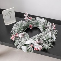 스노우베리솔방울리스 420 (mm) 크리스마스 리스, 리스