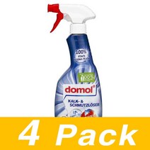 도몰 Schmutzlose 울트라 파워 석회 먼지 클리너 세정제 Domol Power Kalk- 750Ml 4개