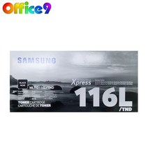 삼성전자 대용량 모노 토너 카트리지 MLT-D116L, MLT-D116L/TND, 2개