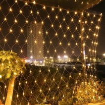 200구 녹색선 LED 그물네트 웜색 지니전구, 상세페이지 참조
