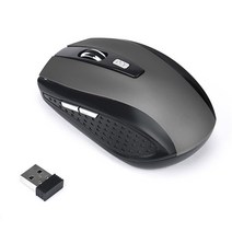 무선 무소음 게이밍 버티컬 마우스 2.4Ghz 충전식 마우스 컴퓨터 인체 공학적 광학 DPI1600 게이머 액세서리, CHINA, Gray