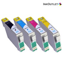 엡손 T03D + T03C 세트(4색) WF2861 WF-2861 T03D170 T03C170, T03D + T03C 재생 세트
