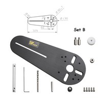 목공 트리머 루터 충전 루타기 wood router milling slotting, 세트 b