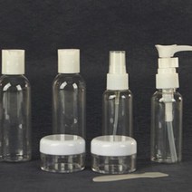 화장품용기 소분용 크림 여행 화장품 지퍼백 포함 1세트