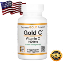 캘리포니아 골드 뉴트리션 골드C 비타민C 1000mg 베지캡슐 60정 아스코르빈산 비건, 1개, 기본