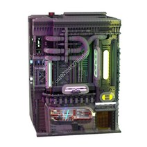 MOC 우주 전투 다운타운 다이너 스타 영화 빌딩 블록 기술 브릭 모델 창의적인 디스플레이 4909 개, 01 No figure no sticker