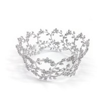 웨딩케이 셀프 웨딩 원형 티아라 왕관 T7210