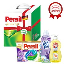 헨켈 선물세트 퍼실 디스크 박스1팩+버넬0.9L+프릴750ml, 단품