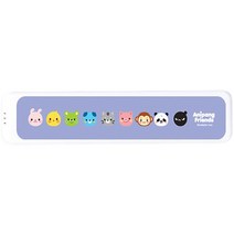 크린챔버 애니팡 건전지 타입 휴대용 칫솔 살균기 DK-802AP, DK-802, 블록(퍼플)