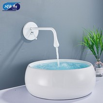 ST-1509 물방울 벽매립 세면 수전 무광골드 블랙 실버 화이트