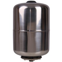질소 압력 팽창 탱크 용기 온수 저장 펌프 액체 통, 스테인레스 50L 두께 1.0mm