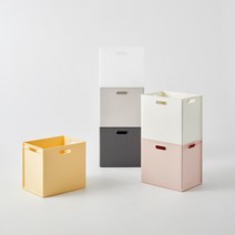 한샘 폴리 큐브 수납 리빙 바스켓 1P, 뚜껑(F), 1개