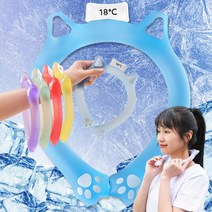 wa365 아이스넥쿨러 오싹오싹 귀여운 캐릭터 아이스목튜브 넥밴드 등산 낚시 스포츠 얼음목걸이 쿨링넥튜브