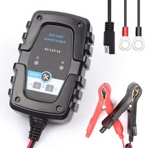 6V 12V 0.75A 오토바이 자동차 스쿠터 딥 사이클 AGM 젤 VRLA 배터리 충전기에 스마트 유지 보수, 01 US Plug