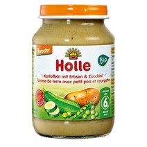 홀레 포테이토 쥬키니 이유식 190g 6팩 6개월 이상 Holle baby food Vegetable potatoes with peas