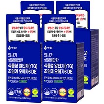 백세존 의사가 성분배합한 식물성 알티지 rTG 초임계 임산부 오메가3, 60캡슐, 4박스