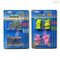 일반옷핀 일반핀 일반옷삔 일반삔 철핀 후크 명찰 옷 의류 수예 공예, 장식옷핀세트3포장