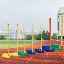 배드민턴 지주대 프레임 학교 체육관 고정식 네트폴대, 프레임+6.1m 네트+라켓 1쌍+배럴 볼 2개
