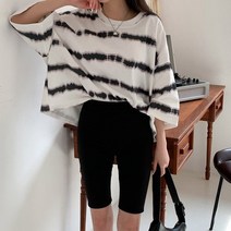 바보사랑 겟잇미 렌레레 루즈핏 박시 여성 반팔 티셔츠.겟잇미