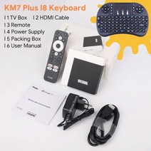 미디어박스 미디소프트 영상재생 미디어플레이어 MECOOL-KM7 플러스 TV 박스 안드로이드 11 넷플릭스 4k, 03 KM7 Plus I8_03 영국 플러그