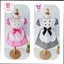 [아꾸꼬] 아동 러블리 체크원피스