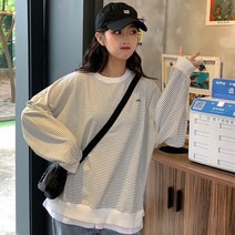 따뜻한 겨울 커플 아이템 유미의 세포들 아이유 맨투맨 김고은 오버핏 티셔츠