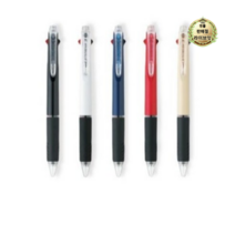 제트스트림 3색 볼펜 슬림 콤팩트 0.5mm, 화이트, 18개