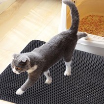 ZG71 청소가 쉬운 사막화방지 고양이 화장실 모래매트 고양이화장실 고양이모래 고양이매츠 벌집, OC 본상품선택