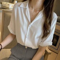 여성 2022 봄 여름 새로운 스타일 블라우스 셔츠 208